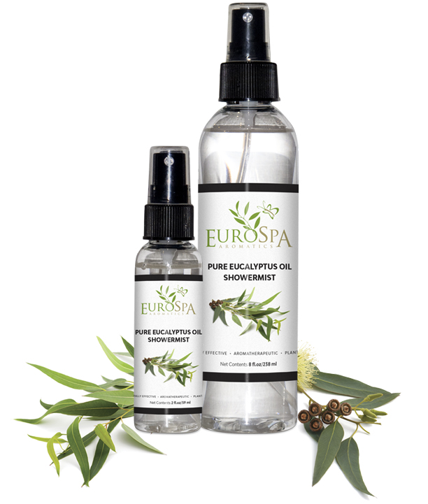  EuroSpa Aromatics Pure Eucalyptus Oil ShowerMist And Steam  Room Spray