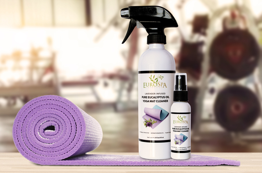 EuroSpa Aromatics Lavender-Infused Pure Eucalyptus Oil Yoga Mat Cleaner